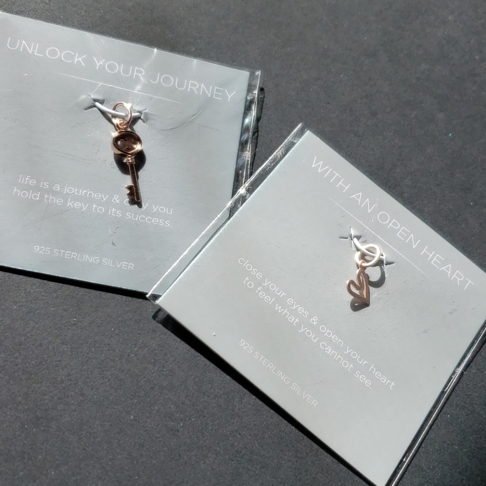 NWT Set of Sterling Silver Origami Owl Charms